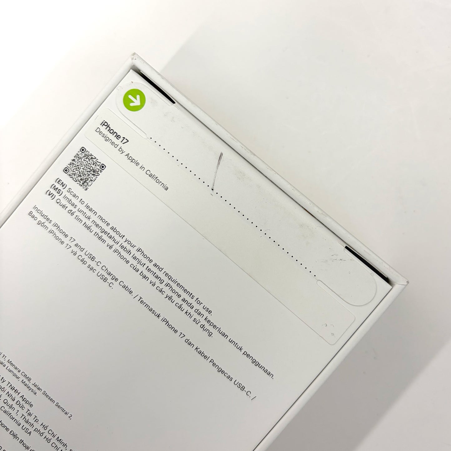 iPhone 17 White 512GB Brand New Sealed T8520