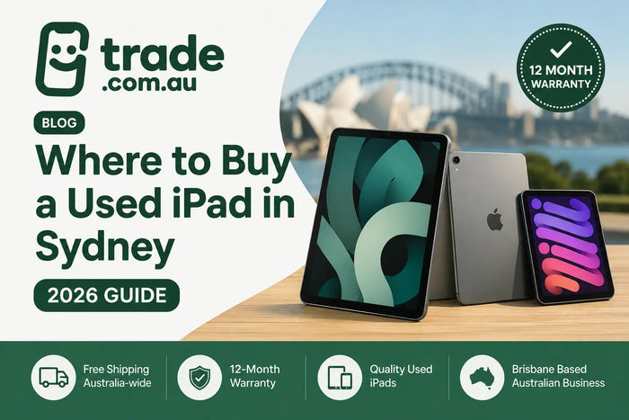 Used iPad for sale in Sydney with 12-month warranty and fast Australia-wide delivery