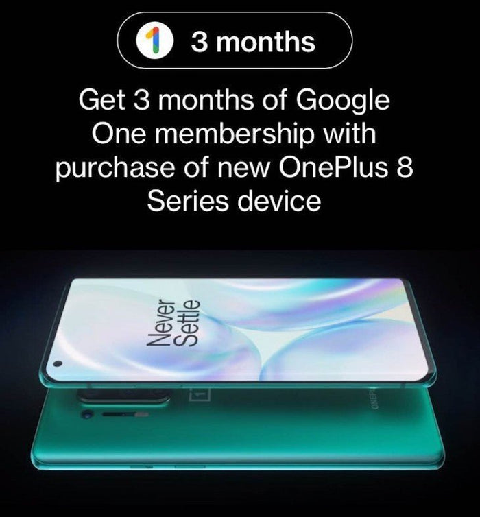 Free Google Cloud Storage with OnePlus 8 Pro - trade.com.au