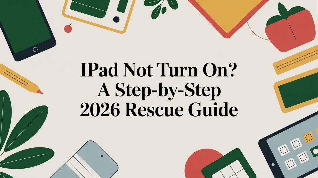 iPad Not Turn On? A Step-by-Step 2026 Rescue Guide