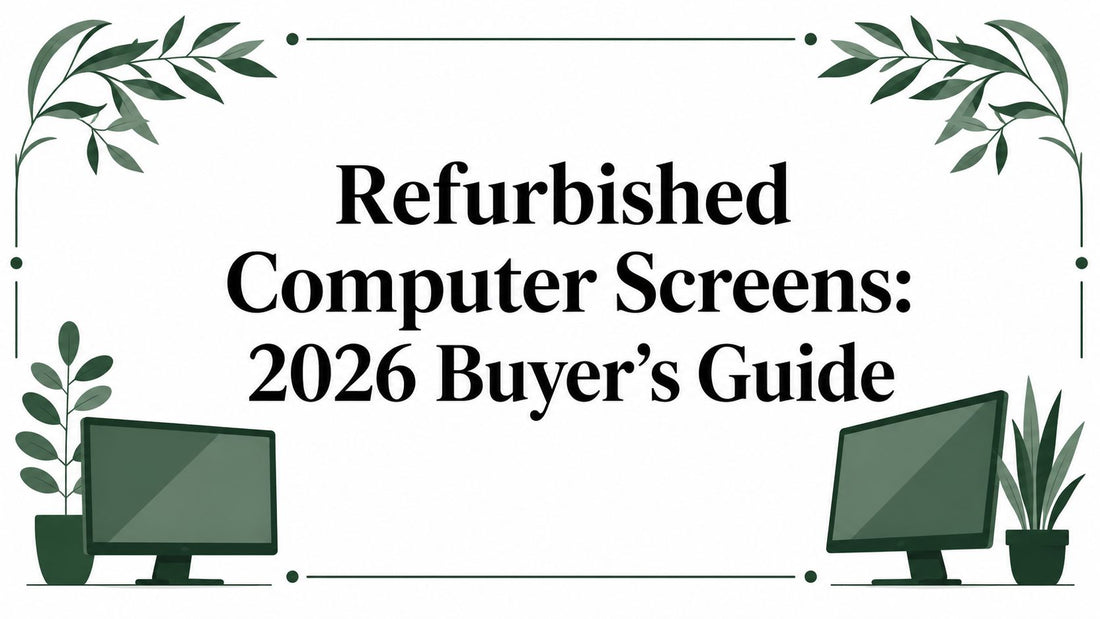 Refurbished Computer Screens: 2026 Buyer's Guide