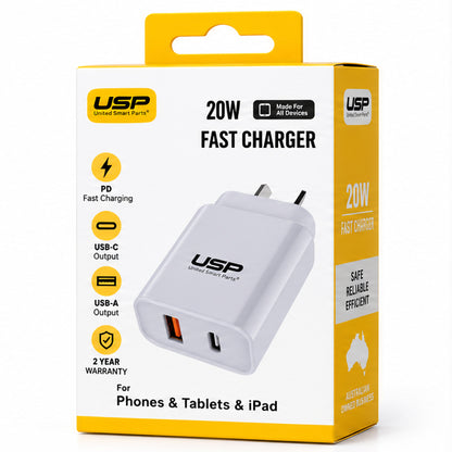 Fast Charging Wall Charger – 20W / 45W / 65W