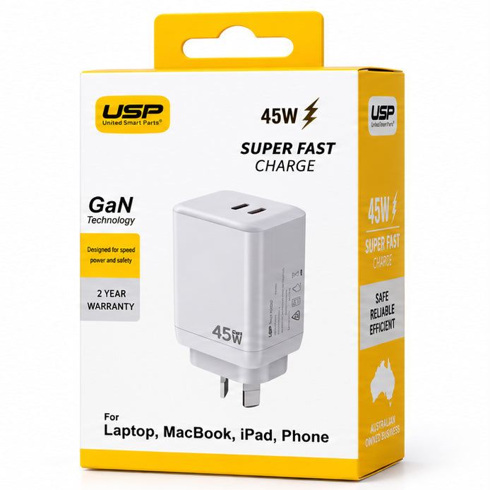 Fast Charging Wall Charger – 20W / 45W / 65W