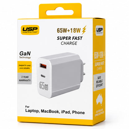 Fast Charging Wall Charger – 20W / 45W / 65W