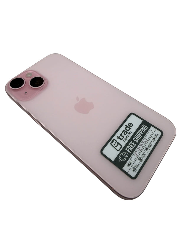 iPhone 15 128GB Pink A Grade 100% Battery T8751