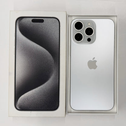 iPhone 15 Pro Max 1TB White Titanium T8415