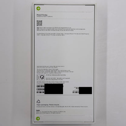 iPhone 17 Pro Max 512GB Cosmic Orange T8412 Brand New - Sealed