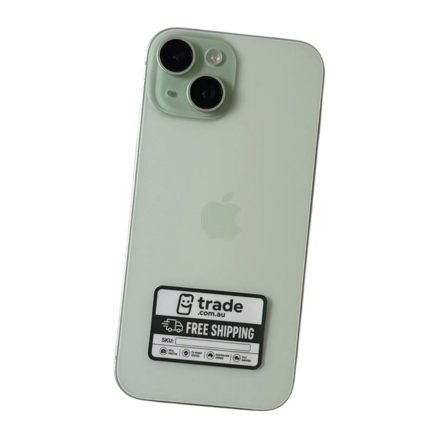 iPhone 15 128GB Green C Grade 86% Battery T8779