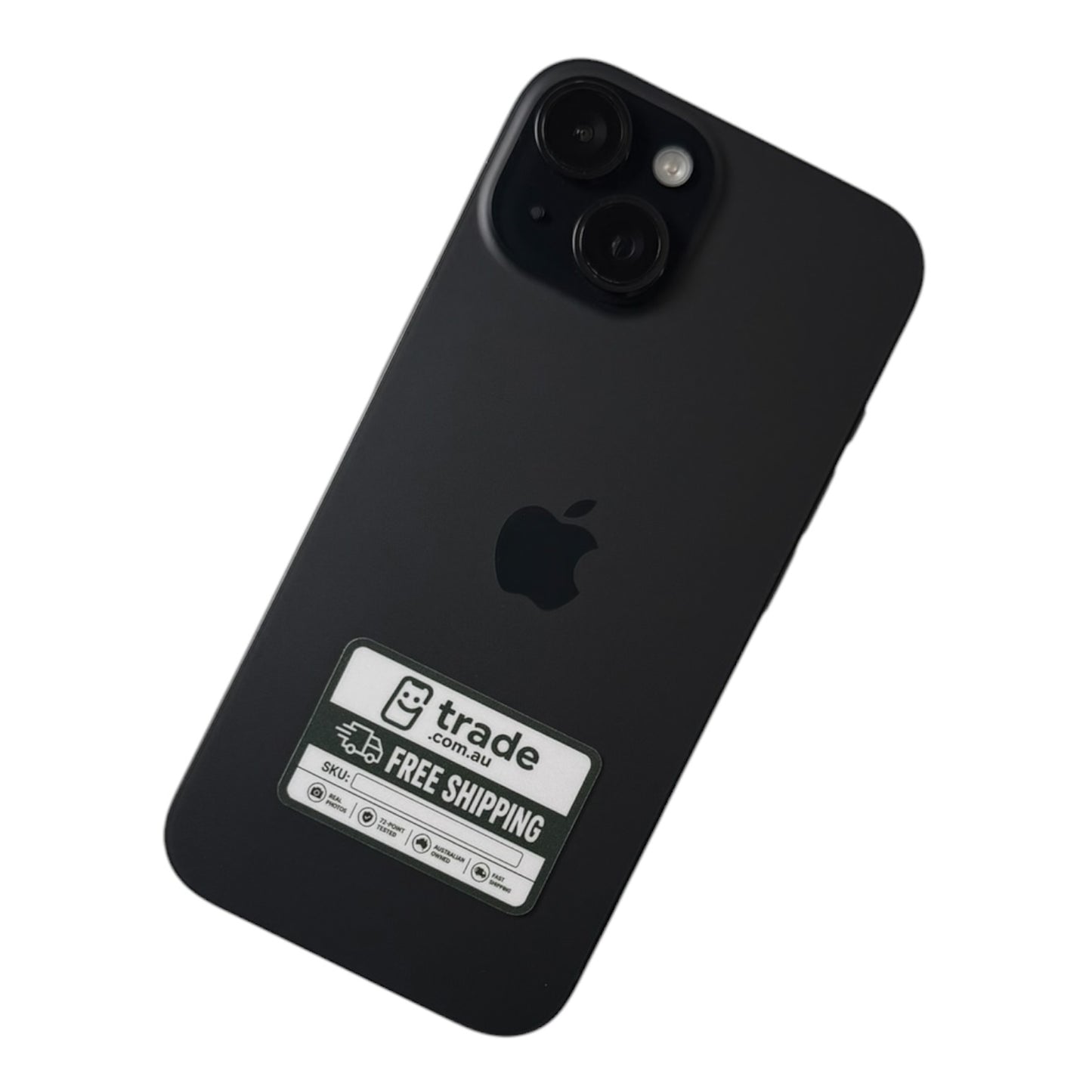 iPhone 15 128GB Black B Grade 93% Battery T8782