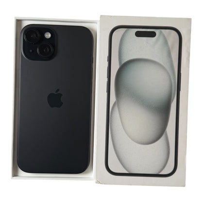 iPhone 15 128GB Black B Grade 88% Battery T8783