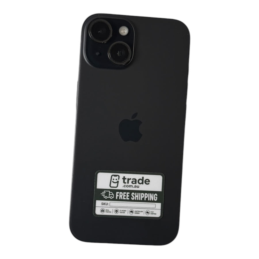 iPhone 15 128GB Black B Grade 88% Battery T8783