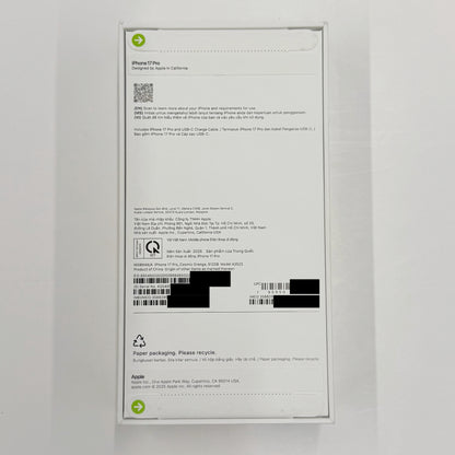 iPhone 17 Pro 512GB Cosmic Orange T8265 New