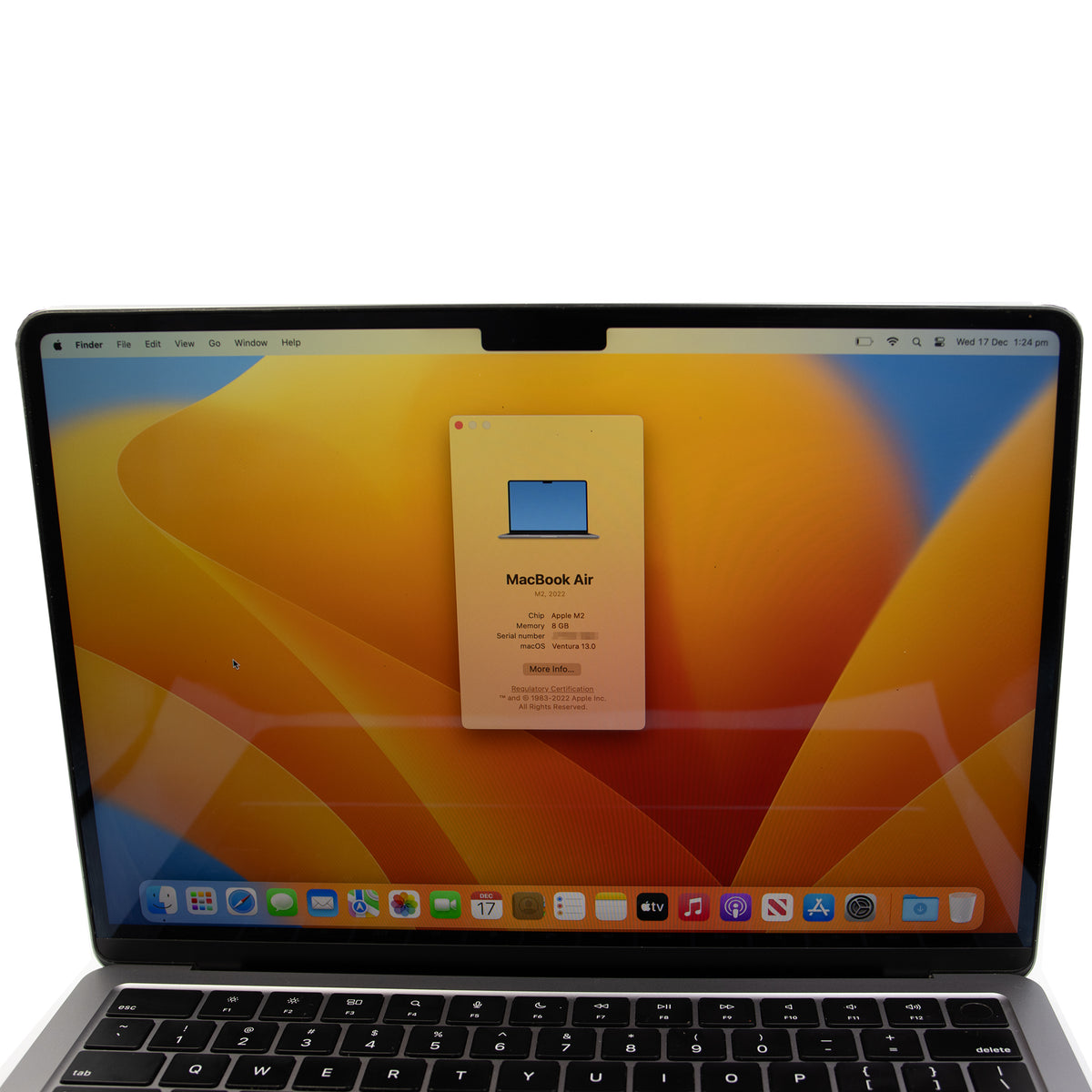MacBook Air M2 13" (A2681) 256GB Space Grey - T8403