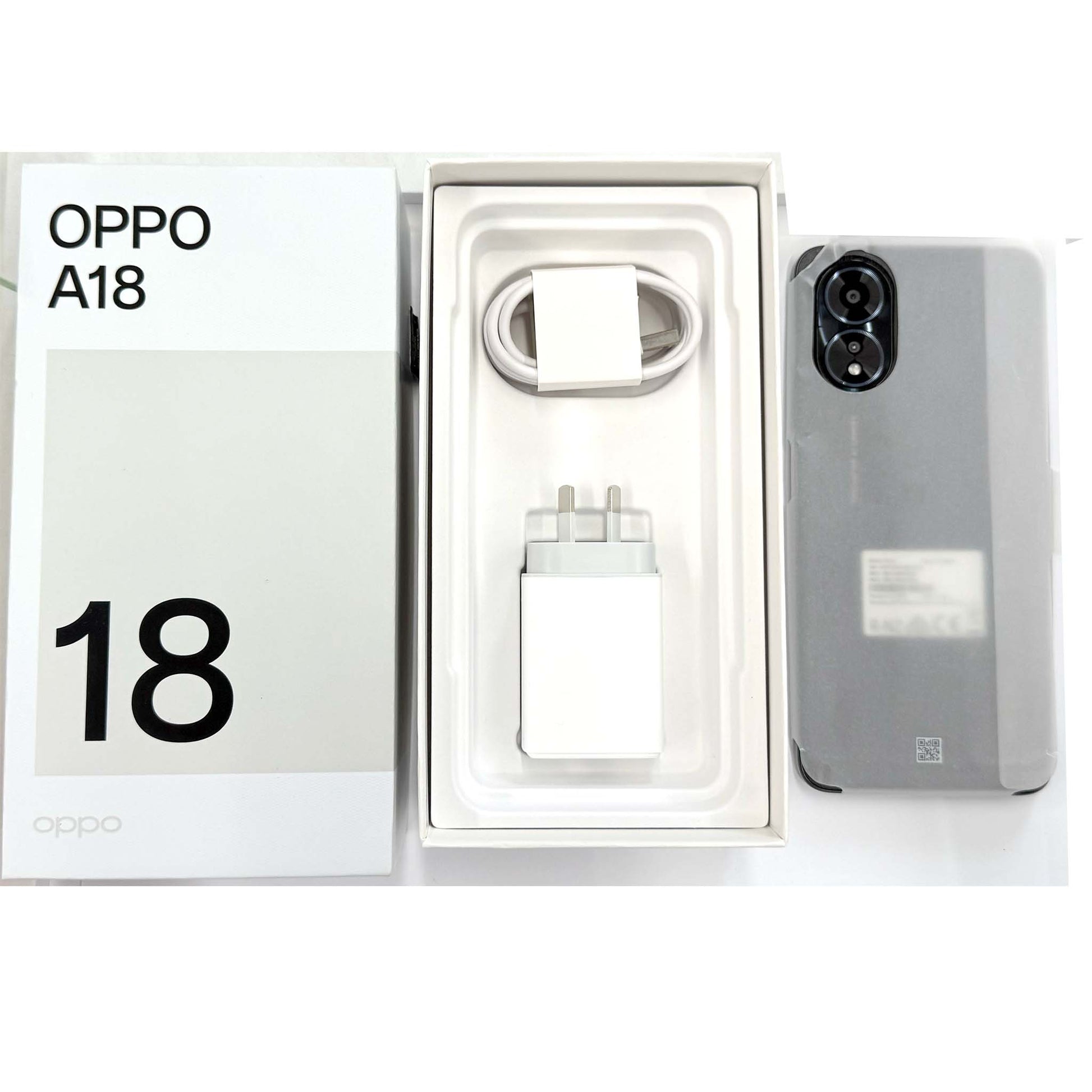 Oppo A18 128GB Glowing Black - T8320