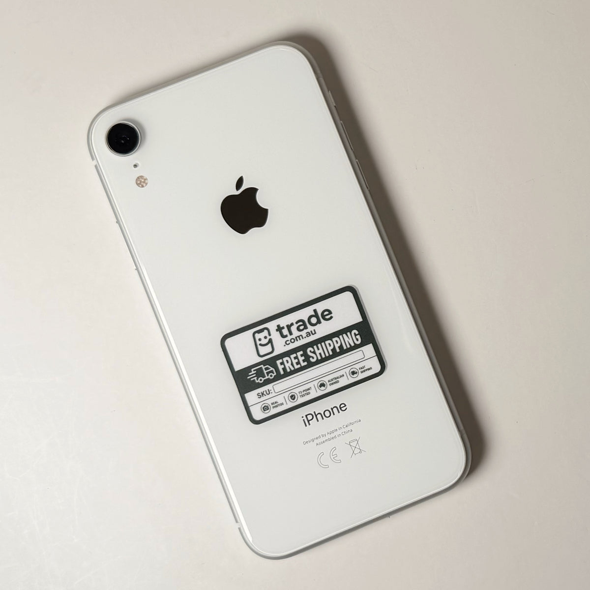 iPhone XR 64GB White A Grade 100% Battery T8762