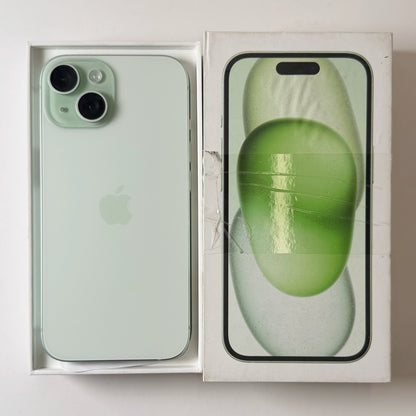 iPhone 15 128GB Green A Grade 96% Battery T8777