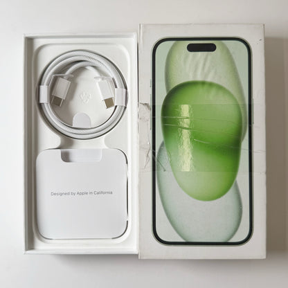 iPhone 15 128GB Green A Grade 96% Battery T8777