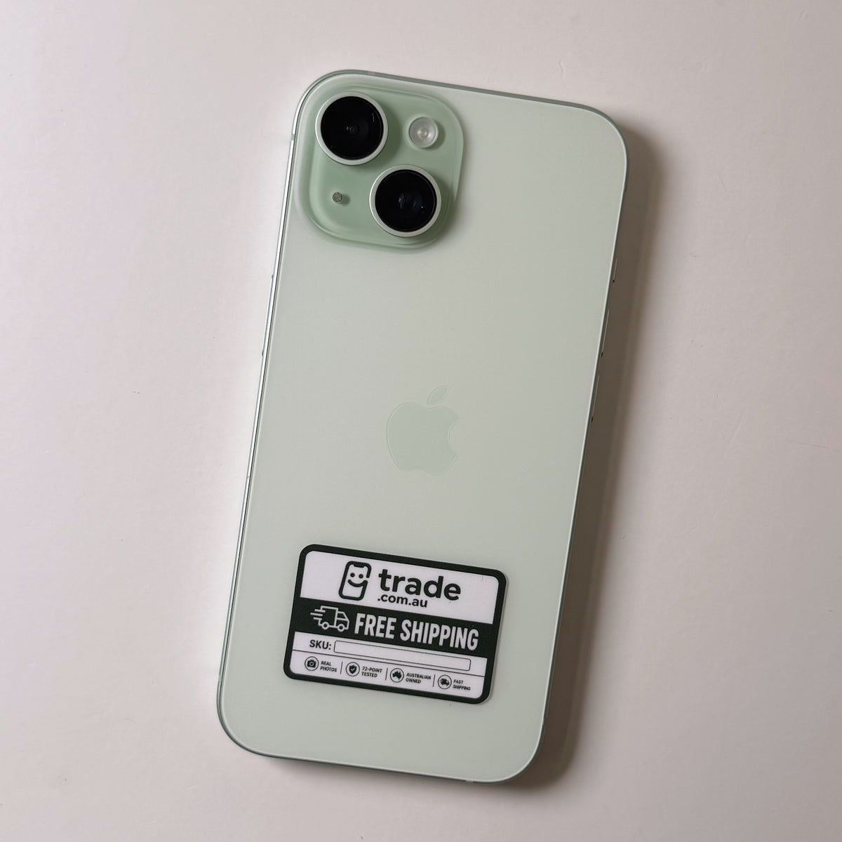 iPhone 15 128GB Green C Grade 96% Battery T8778