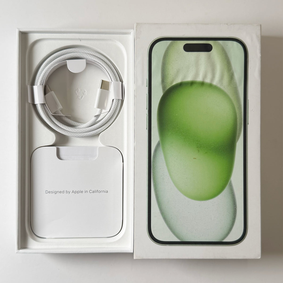 iPhone 15 128GB Green C Grade 96% Battery T8778