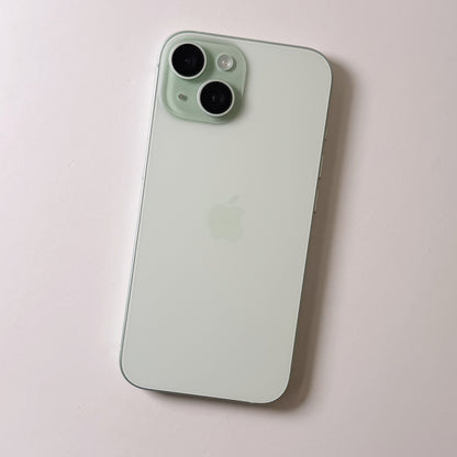 iPhone 15 128GB Green C Grade 96% Battery T8778