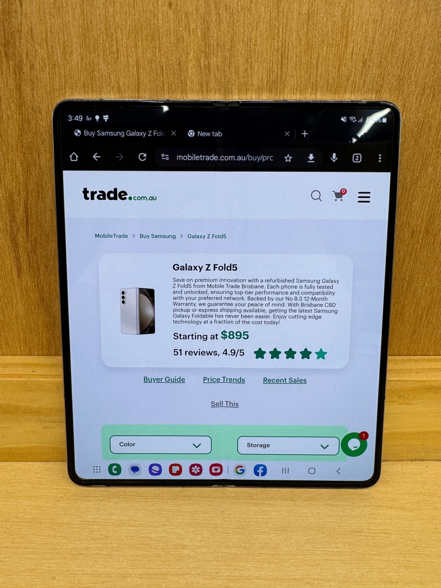 Galaxy Z Fold5 - trade.com.au