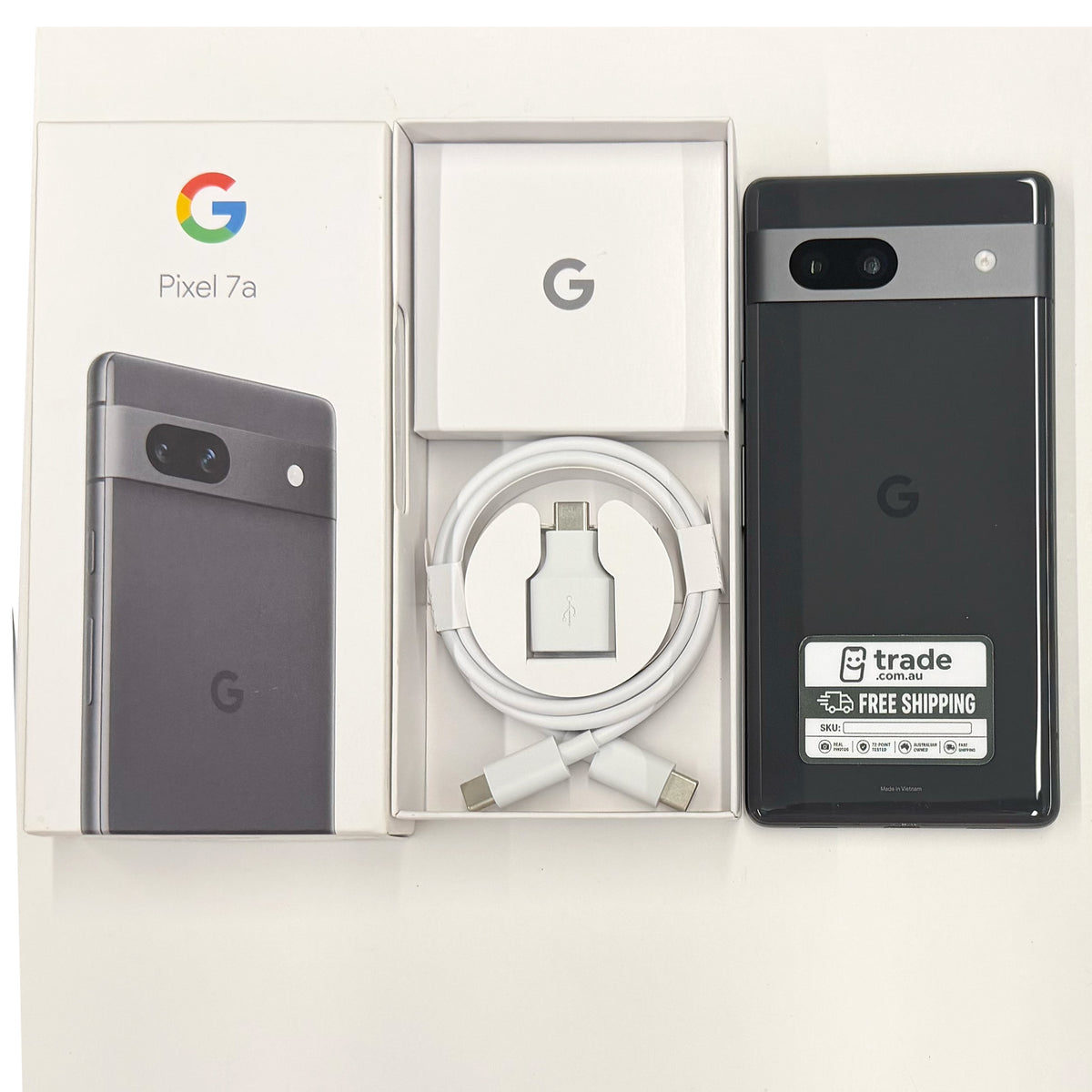 Google Pixel 7a 128GB Charcoal B Grade T8942