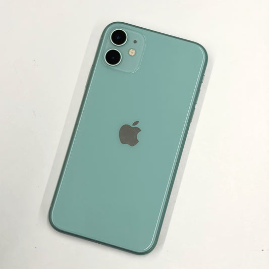 iPhone 11 128GB Green A Grade 100% Battery T8547