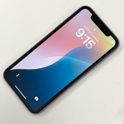 iPhone 11 Purple 128GB Purple B Grade 100% Battery T8625