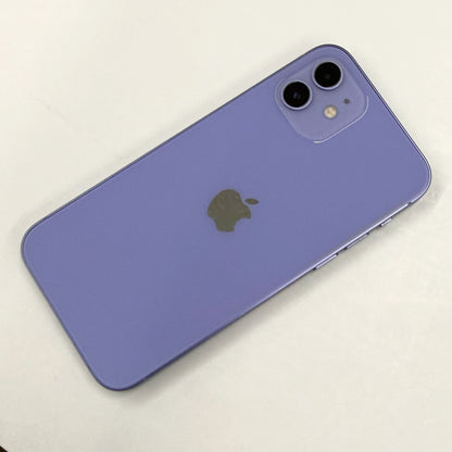iPhone 12 128GB Purple A Grade 100% Battery T8476