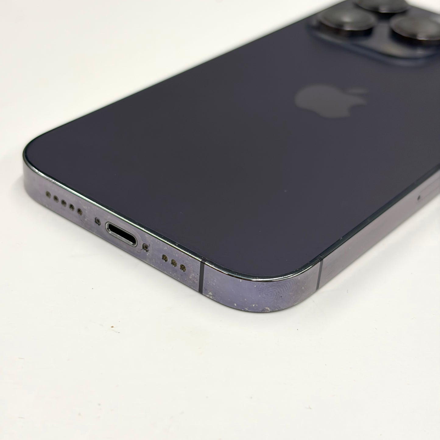 iPhone 14 Pro 128GB Deep Purple B Grade 100% Battery T8716