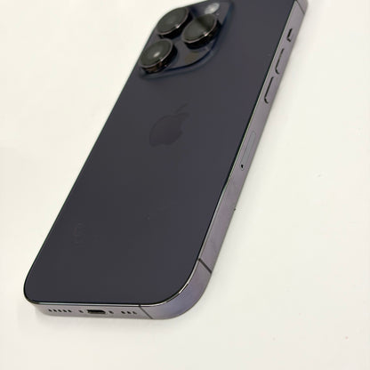 iPhone 14 Pro 128GB Deep Purple B Grade 100% Battery T8717