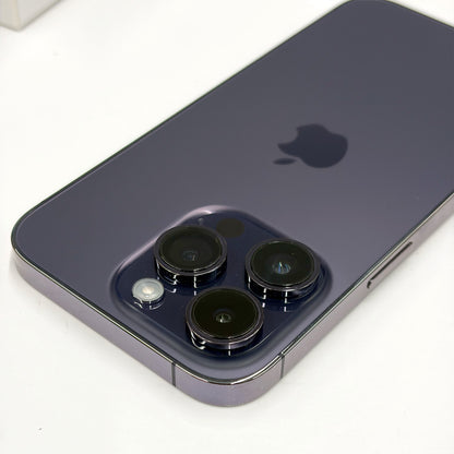 iPhone 14 Pro 256GB Deep Purple A- Grade 100% Battery - R-T8493