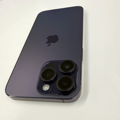 iPhone 14 Pro Max 256GB Deep Purple A- Grade 100% Battery T8498