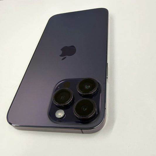 iPhone 14 Pro Max 256GB Deep Purple A- Grade 100% Battery T8498