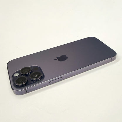 iPhone 14 Pro Max 256GB Deep Purple A- Grade 100% Battery T8498