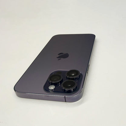 iPhone 14 Pro Max 256GB Deep Purple A- Grade 100% Battery T8498