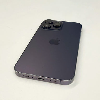 iPhone 14 Pro Max 256GB Deep Purple A- Grade 100% Battery T8498