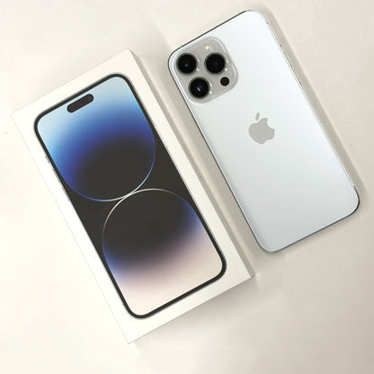 iPhone 14 Pro Max 256GB Silver A Grade 100% Battery T8583