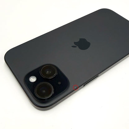 iPhone 15 256GB Black B+ Grade 100% Battery T8459