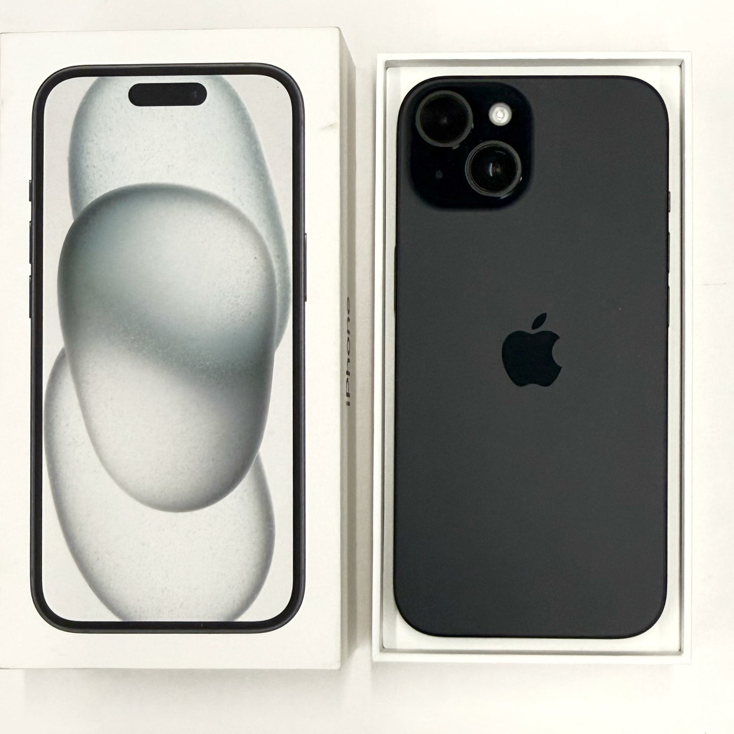 iPhone 15 256GB Black B+ Grade 100% Battery T8459