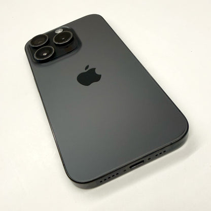 iPhone 15 Pro 128GB Black Titanium A- Grade 100% Battery T8474