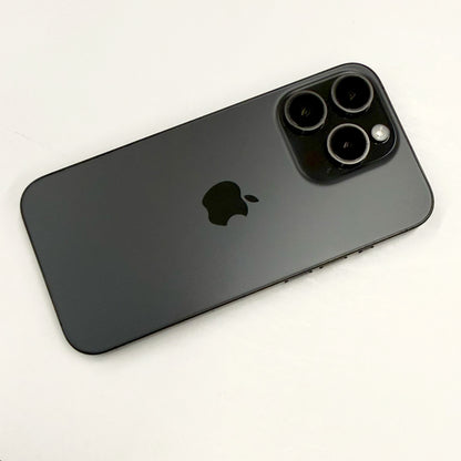 iPhone 15 Pro 128GB Black Titanium A- Grade 100% Battery T8474