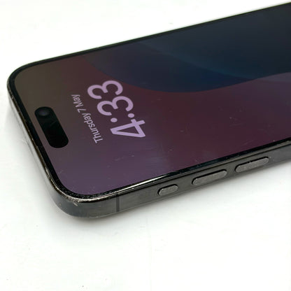 iPhone 15 Pro 128GB Black Titanium B Grade 88% Battery T8617