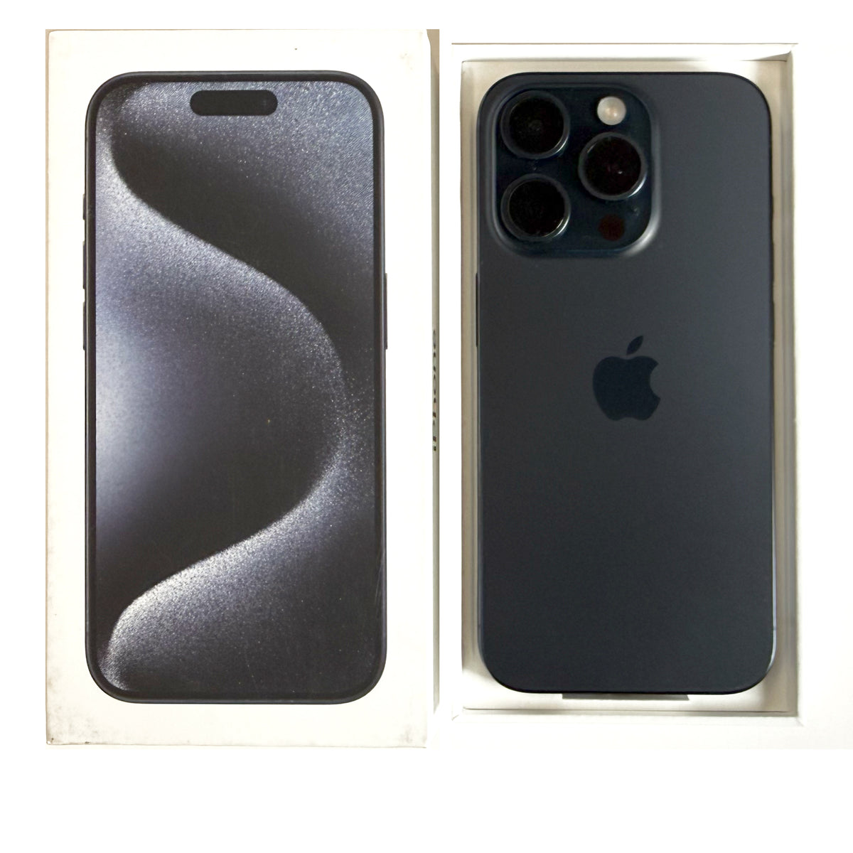 iPhone 15 Pro 128GB Blue Titanium 90% Battery T8439