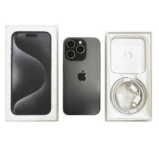 iPhone 15 Pro 256GB Black Titanium 90% Battery B Grade T8472