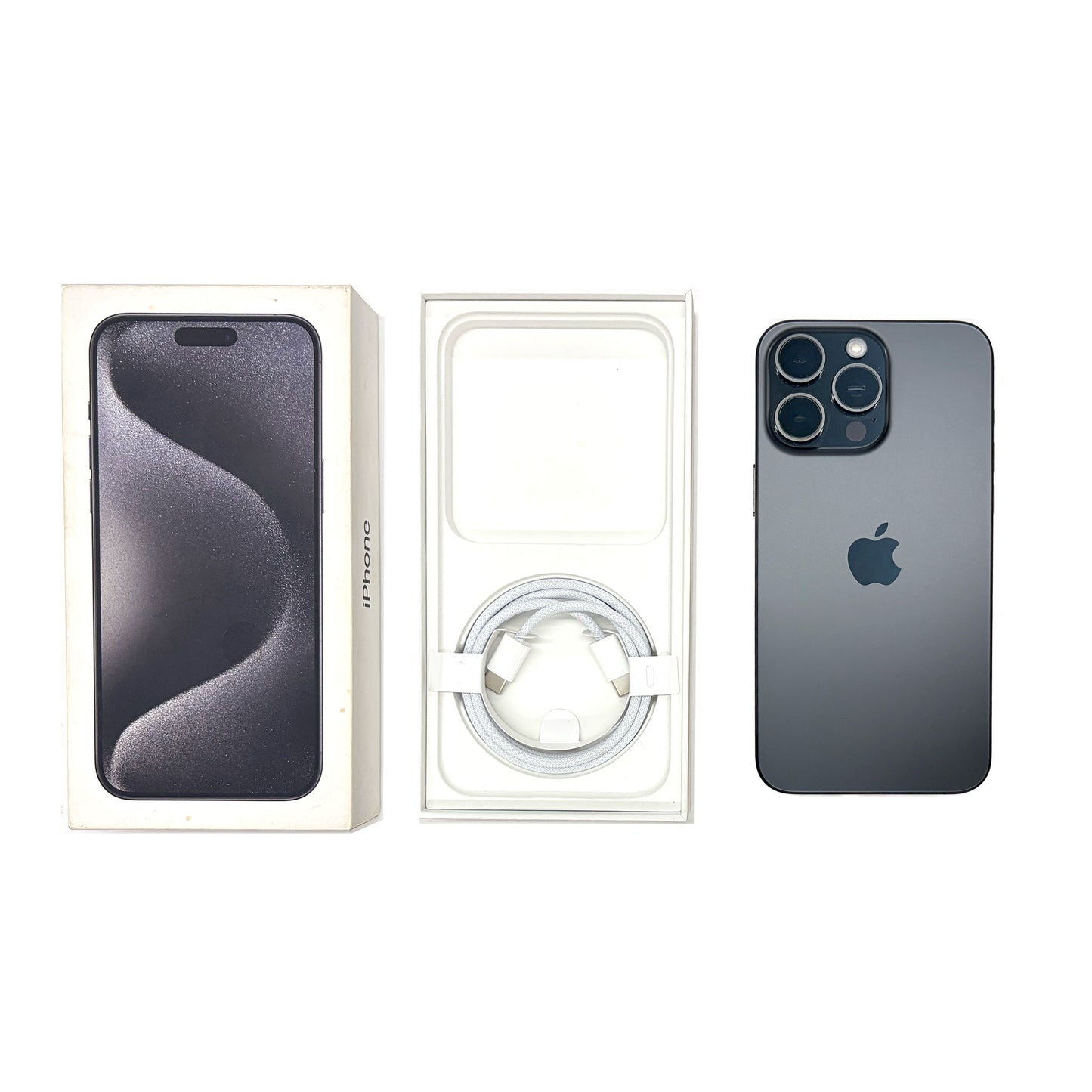 iPhone 15 Pro Max 256GB Black Titanium A Grade 95% Battery T8571
