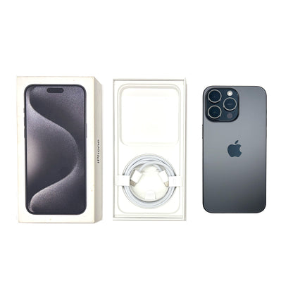 iPhone 15 Pro Max 256GB Black Titanium A Grade 95% Battery T8571