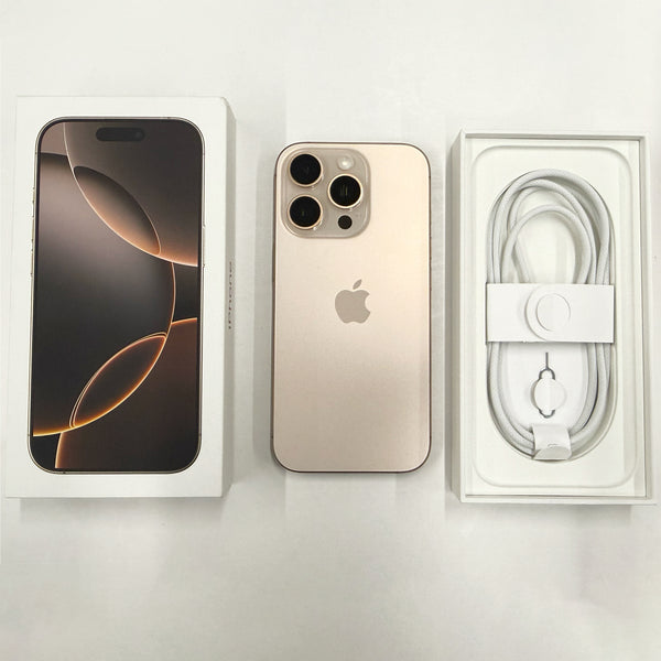 iPhone 16 Pro 1TB Dessert Titanium A Grade 89% Battery T8452