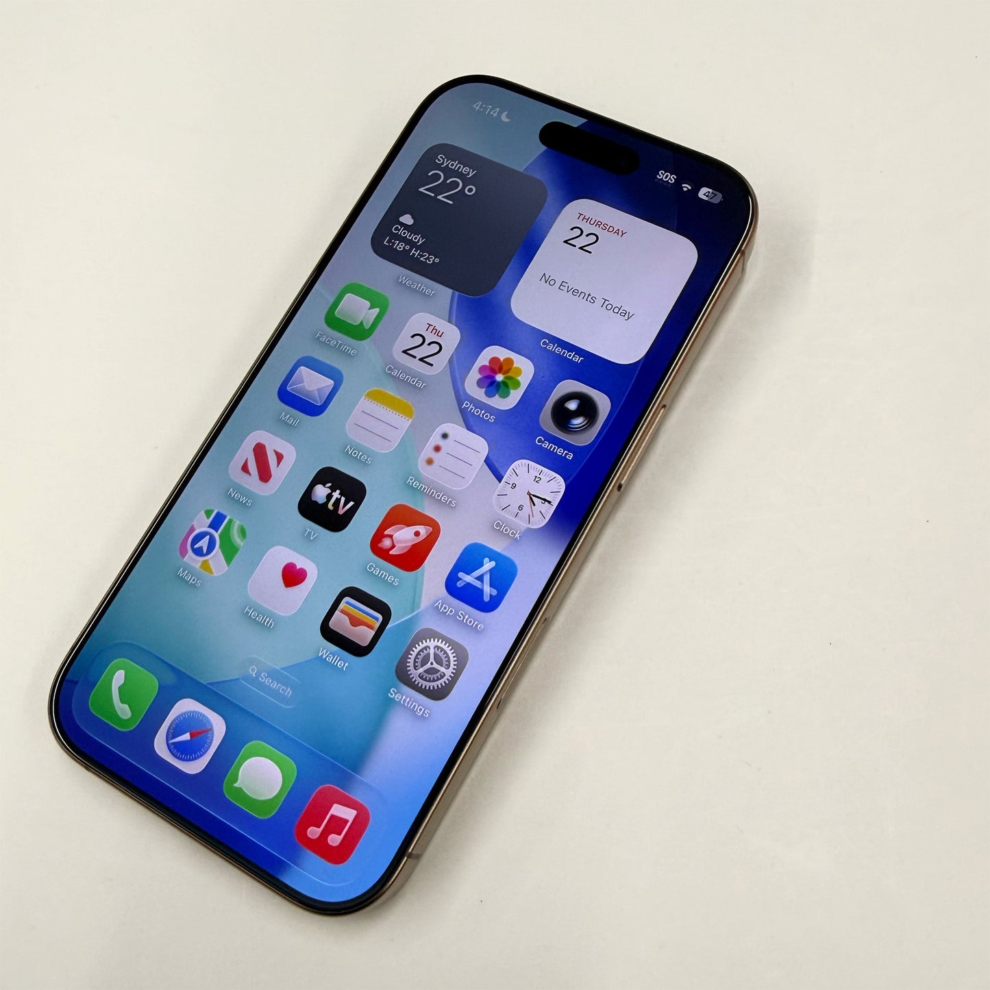iPhone 16 Pro 1TB Dessert Titanium A Grade 89% Battery T8452