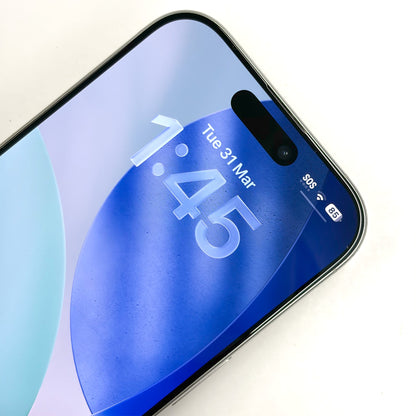 iPhone 16 Pro 256GB White Titanium B+ Grade 90% Battery T8565